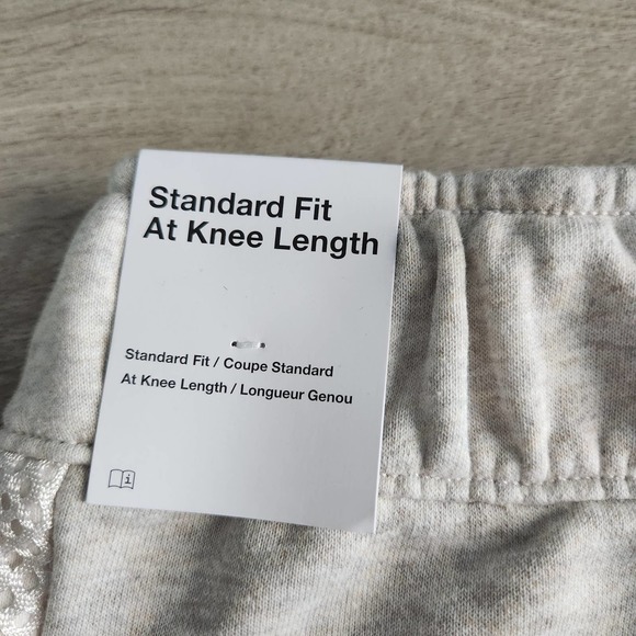 Nike Men's Sportswear Air French Terry Shorts Heather Grey - Picture 3 of 7